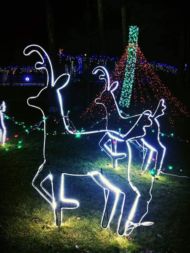 Fairmont Holiday light installation