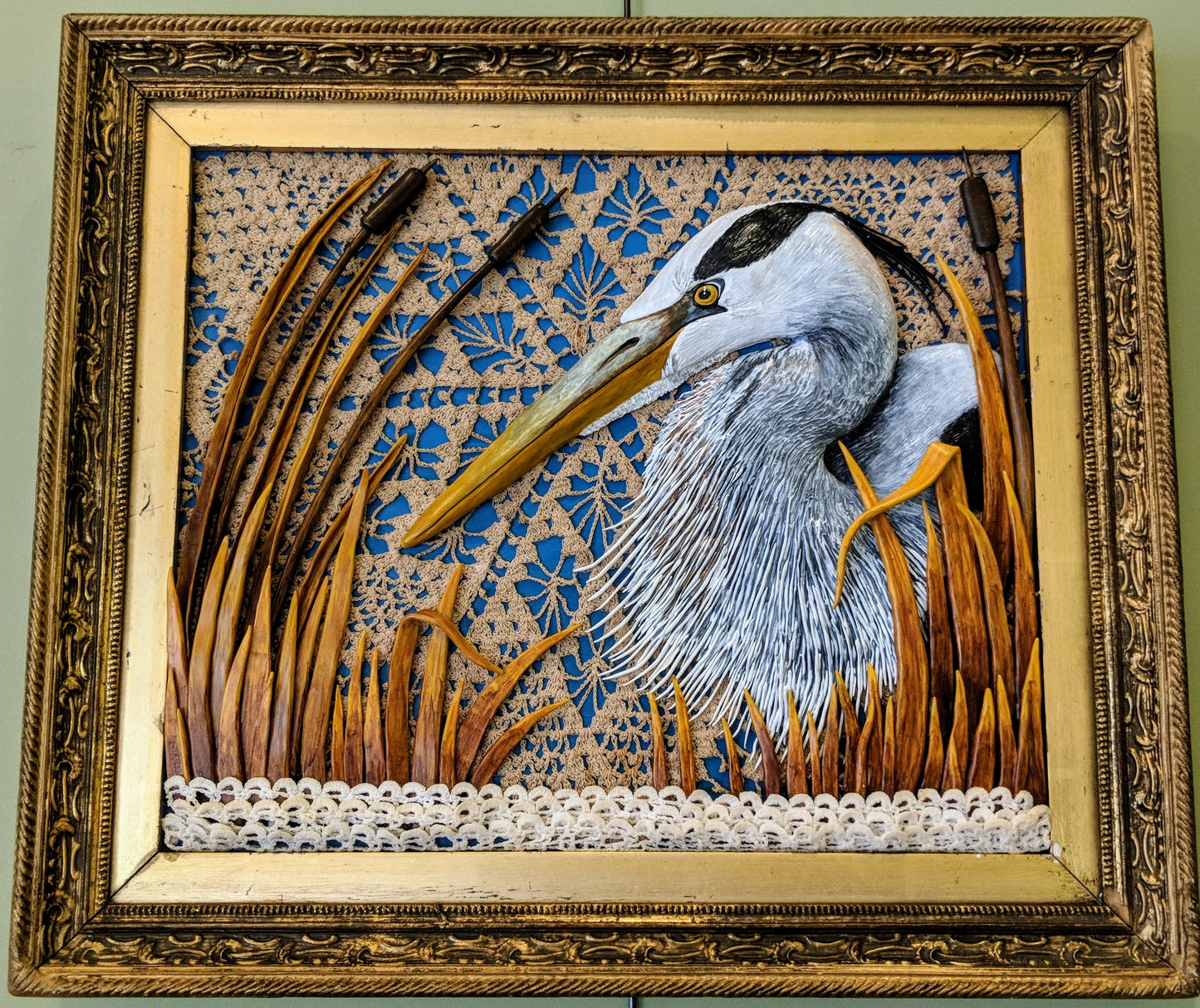 Heron in the Reeds