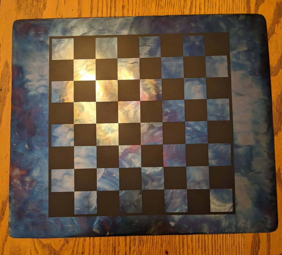 Sheet Steel Chess Board