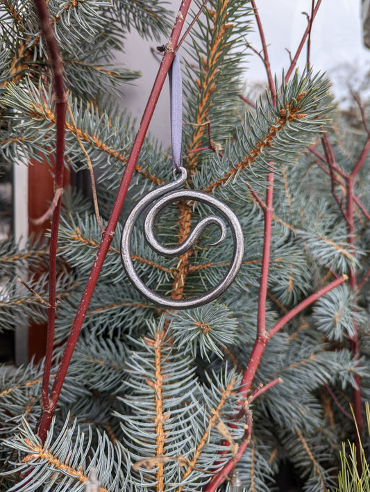 Forged Holiday Ornaments.
