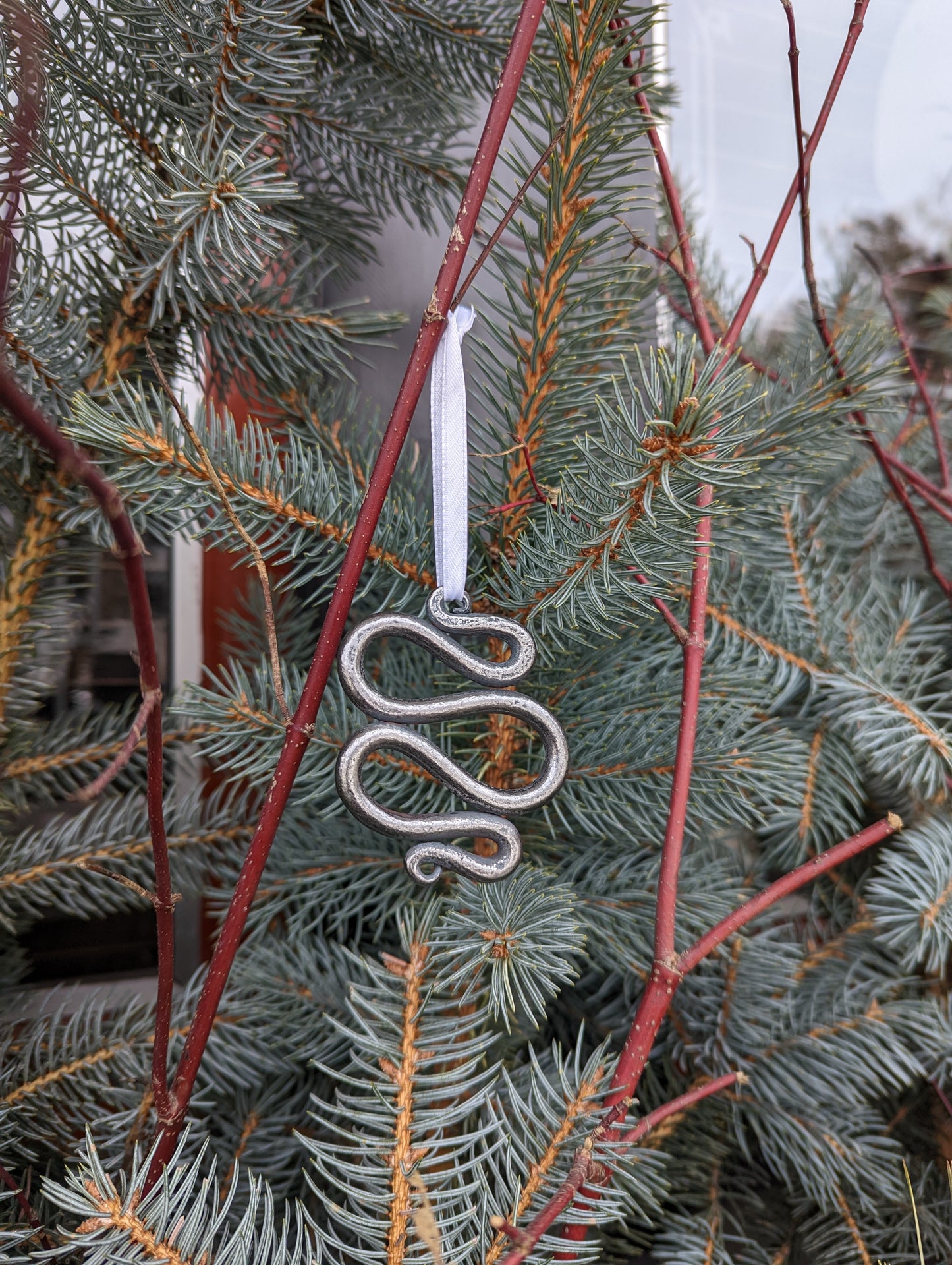Forged Holiday Ornaments.
